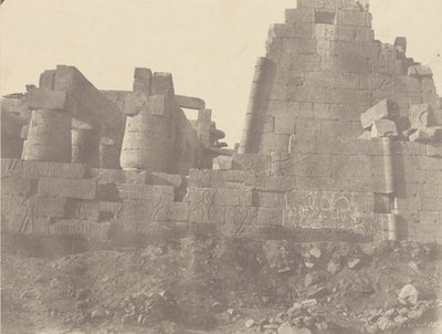 Karnak, Hypostyle Hall, North Wall, Exterior Face, No. 1 bis by John Beasly Greene